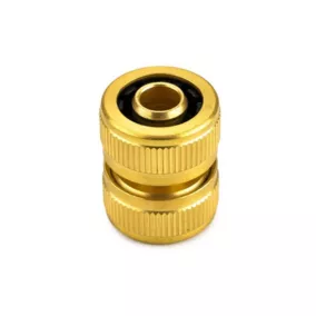 Raccord réparateur pour tuyau d'arrosage - Suan - En laiton - Dimension : 13 mm