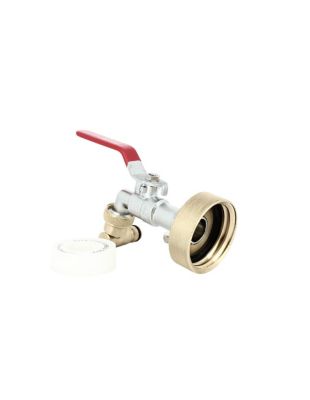 Raccord S60X6 Laiton - Robinet laiton 15 mm + Nez articulé