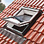 Raccord tuile grand galbe Site pour fenêtre de toit 78 x 118 cm