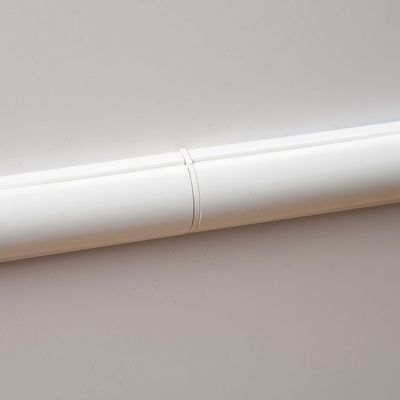 Raccords lisses blancs pour moulure demi-circulaire D-Line 30x15 mm