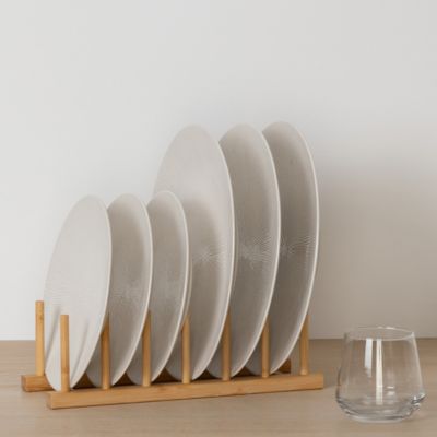 Rack 6 assiettes en bambou - Beige- 5five