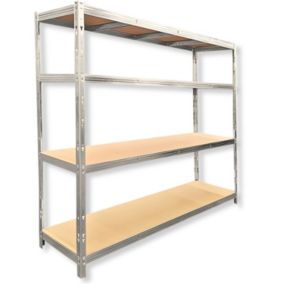 Rack étagère monobloc de rangement pour garage, atelier, sous sol - Capacité 1400 kg - 2 M x 2,37 M