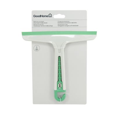 Raclette de douche et vitres GoodHome blanc L.20 x l.22cm