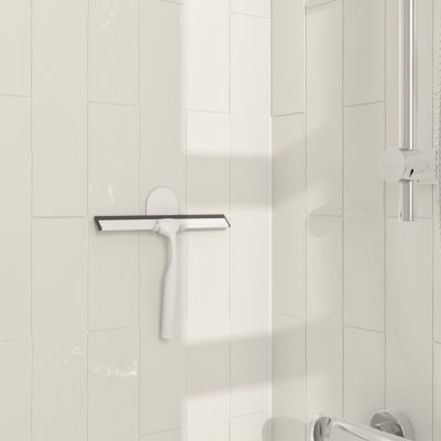 Raclette de douche + support blanc Cavally GoodHome