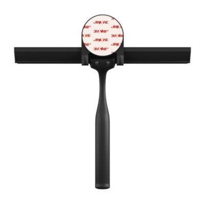 Raclette de douche + support noir Cavally GoodHome