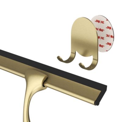 Raclette de douche + support or Cavally GoodHome