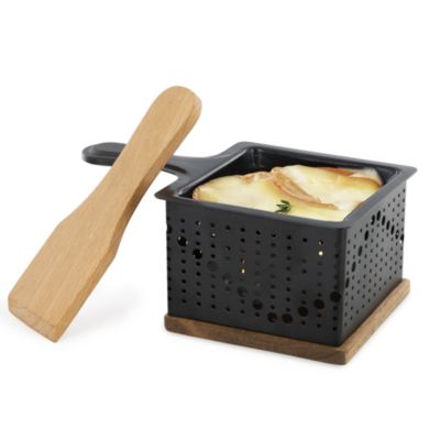 Raclette Individuelle - COOK CONCEPT - À La Bougie - Noir et Marron