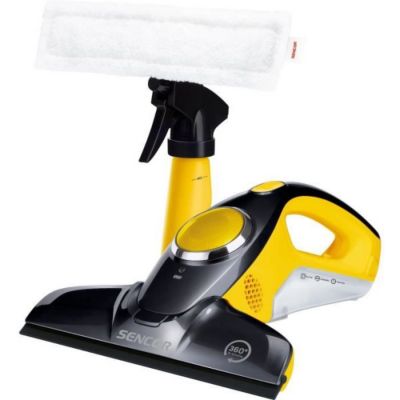 Raclette - Lave Vitre Electrique - Nettoyeur Lave-vitres - SENCOR - SCW-3001YL - 200 ml - Jaune