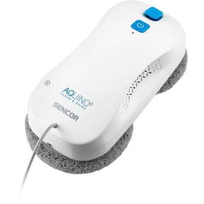 Raclette - Lave Vitre Electrique - Nettoyeur Robot Lave-Vitres - SENCOR - SRW 6010WH - 72 W - 70 dB - 60 ml - Blanc