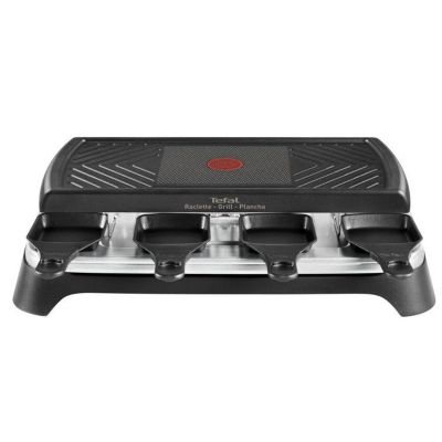 Raclette multifonction - TEFAL - RE459812 - 1100 watts - 8 personnes - Noir