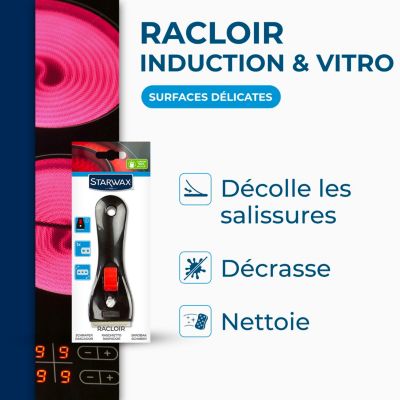 Racloir plaques induction & vitro-céramique Starwax