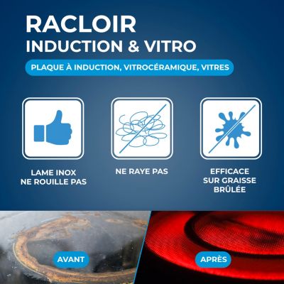 Racloir plaques induction & vitro-céramique Starwax