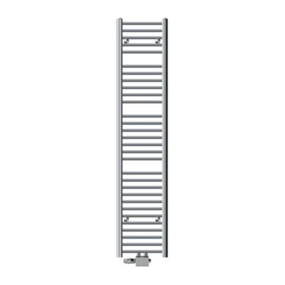 Radiateur 300x1800 mm Chrome Droite Raccord Central au Bas avec Garniture de Raccordement Universel