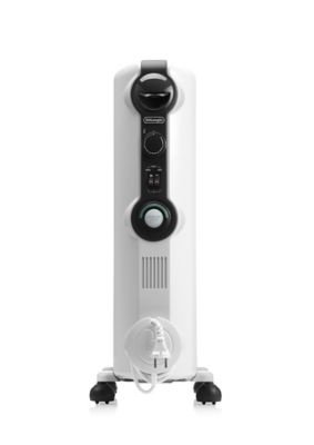Radiateur à bain d'huile 1500 W, pour 15 m², blanc, l.39,2 x P.16 x H.65 cm, Delonghi Radia S TRRS0715