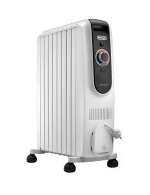 Radiateur à bain d'huile 2000 W Delonghi Dragon 5 - blanc - l.44 x P.26 x H.65 cm