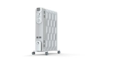 Radiateur à bain d'huile 2000 W, pour 20 m², blanc, l.41,5 x P.25 x H.63,5 cm, Supra Orso 2000 FR9010390B