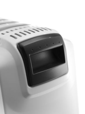 Radiateur à bain d'huile 2000 W, pour 24 m², blanc, l.44 x P.16 x H.65 cm, Delonghi Dragon 4 TRD40820