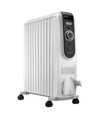 Radiateur à bain d'huile 2500W blanc, l.52 x P.26 x H.65 cm, Delonghi Dragon 5