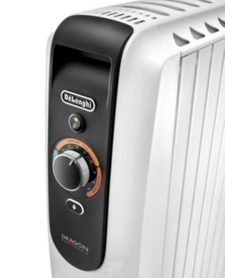 Radiateur à bain d'huile 2500W blanc, l.52 x P.26 x H.65 cm, Delonghi Dragon 5