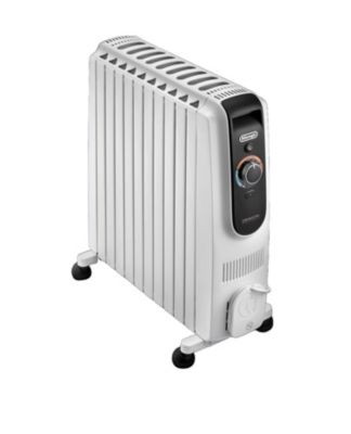 Radiateur à bain d'huile 2500W blanc, l.52 x P.26 x H.65 cm, Delonghi Dragon 5