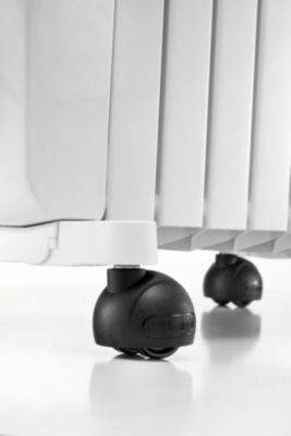 Radiateur à bain d'huile 2500W blanc, l.52 x P.26 x H.65 cm, Delonghi Dragon 5