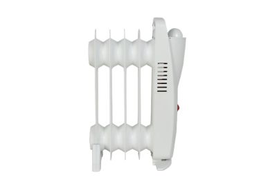 Radiateur à bain d'huile 500 W, pour 5 m², blanc, l.13,5 x P.25 x H.38 cm, CYPA-5