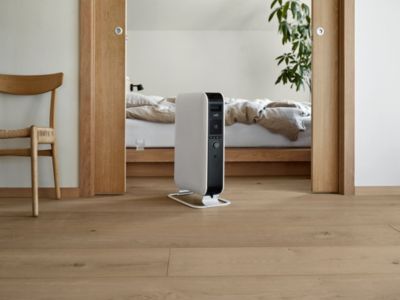 Radiateur à bain d'huile connecté 2000 W, pour 28 m², blanc et noir, l.42 x P.26 x H.66 cm, Mill Gentle Air Wifi 2000W OIL2000WIFI3
