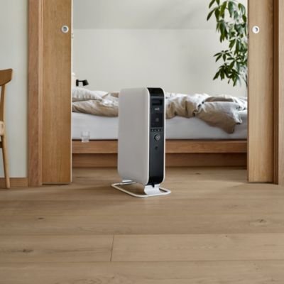 Radiateur à bain d'huile connecté 2000 W, pour 28 m², blanc et noir, l.42 x P.26 x H.66 cm, Mill Gentle Air Wifi 2000W OIL2000WIFI3