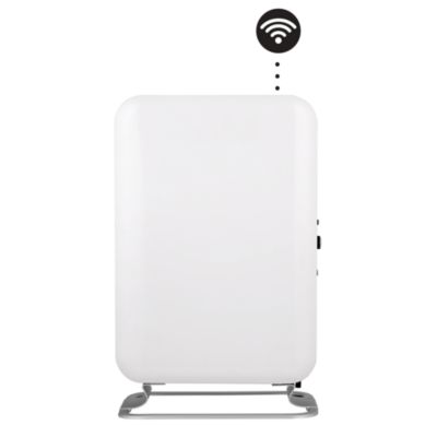 Radiateur à bain d'huile connecté 2000 W, pour 28 m², blanc et noir, l.42 x P.26 x H.66 cm, Mill Gentle Air Wifi 2000W OIL2000WIFI3