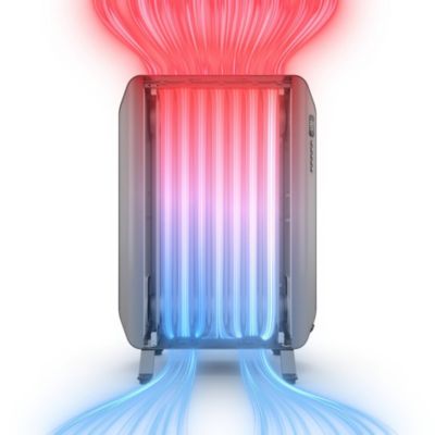 Radiateur à bain d'huile connecté 2000 W, pour 30 m², gris, l.46 x P.32 x H.71 cm, Duux Edge Oil 2000 DXOH21