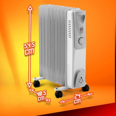 Radiateur bain d huile 2000W 9 élements Warm Tech