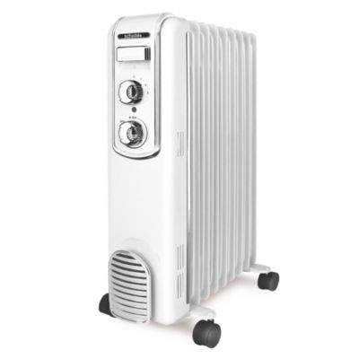 Radiateur bain d'huile 2000W pour 20m², blanc , l. 42cm x H.63cm, Scholtes