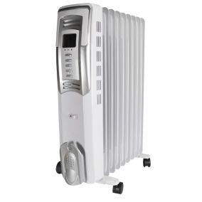 Radiateur bain d'huile électronique gris clair Electron Drexon