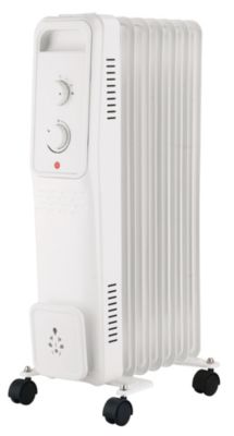 Radiateur à bain d'huile sur roulettes
