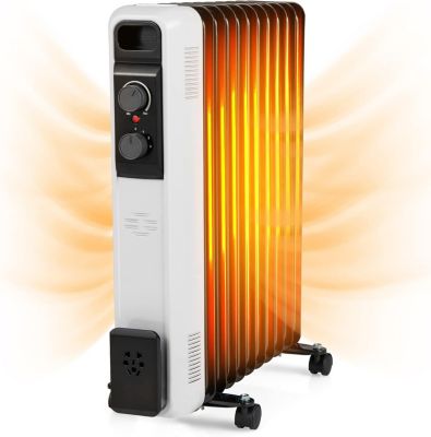 Radiateur bain d'huile 1500W, 7 éléments, programmable
