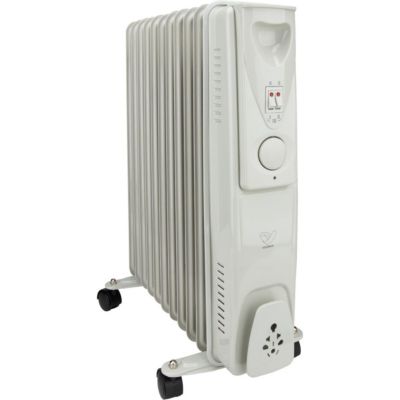 Radiateur bain huile Mobioil 2500W blanc Voltman