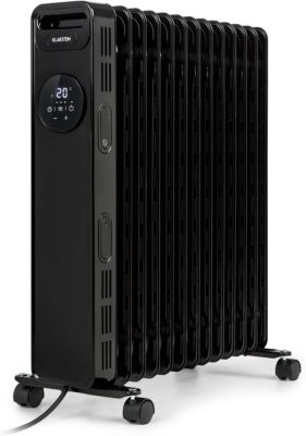 Radiateur Bain Huile Portable Mobile 2.5kW - Chauffage Appoint Electrique Faible Consommation avec Thermostat Silencieux