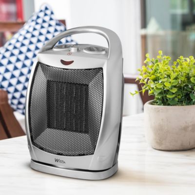 Radiateur céramique oscillant 1500W avec thermostat - Warm Tech