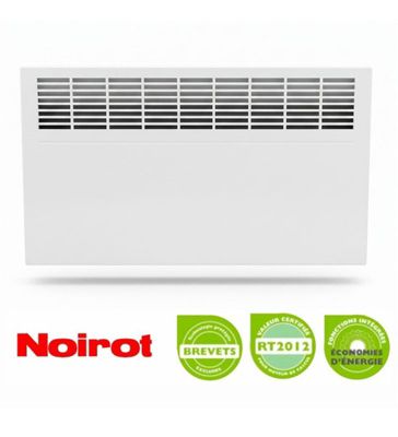 Radiateur chauffage électrique à inertie Noirot Moby FP 2000W blanc fil pilote 6 ordres