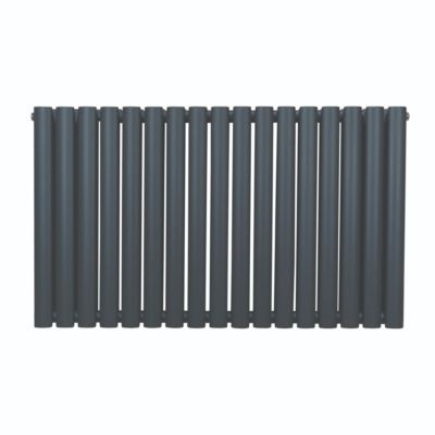 Radiateur à Colonne Ovale   600mm x 1020mm   Gris Anthracite