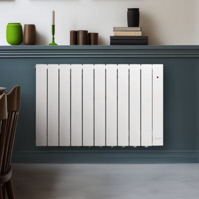 Radiateur connecté à inertie fluide Orosi 2 1900W blanc Sauter