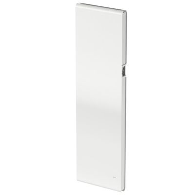 Radiateur connecté électrique à inertie fluide GoodHome Iriya blanc 1500W vertical