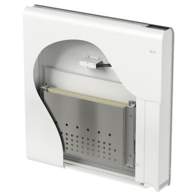 Radiateur connecté électrique à inertie sèche GoodHome Iriya blanc 1500W horizontal