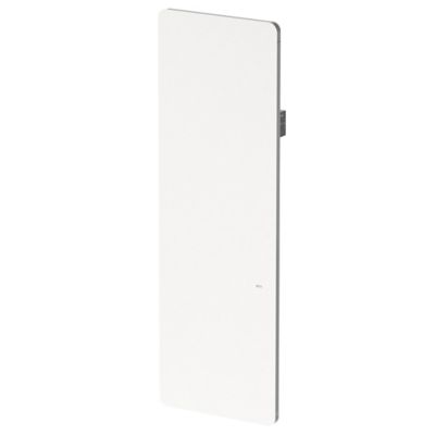 Radiateur connecté électrique double cœur de chauffe GoodHome Sondrio blanc 1500W vertical