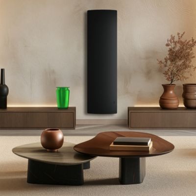 Radiateur connecté vertical double corps Syrtis V 2000W noir Sauter