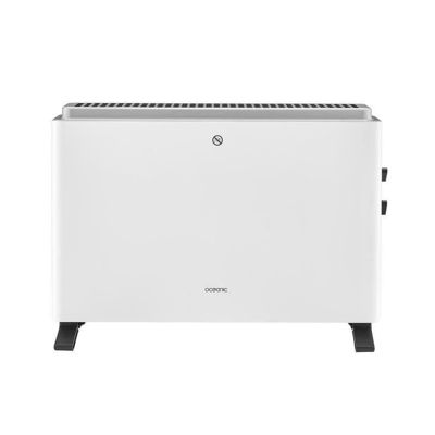 Radiateur convecteur electrique 2000W OCEANIC - 3 puissances - Mobile - Blanc