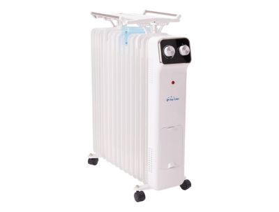 Radiateur d'huile blanc avec réservoir d'humidification