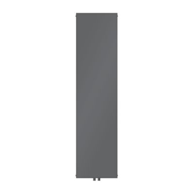 Radiateur de Salle de Bain, 1800 x 452 mm, en Acier, Anthracite, Plat, Monocouche, Vertical