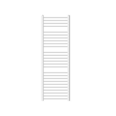 Radiateur de Salle de Bain, 500 x 1600 mm, en Acier, Blanc, Forme Droite