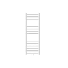 Radiateur de Salle de Bain Design Sahara, 400 x 1200 mm, Blanc, Forme Droit